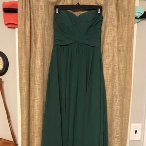 Azazie Hunter Green Bridesmaid Dress